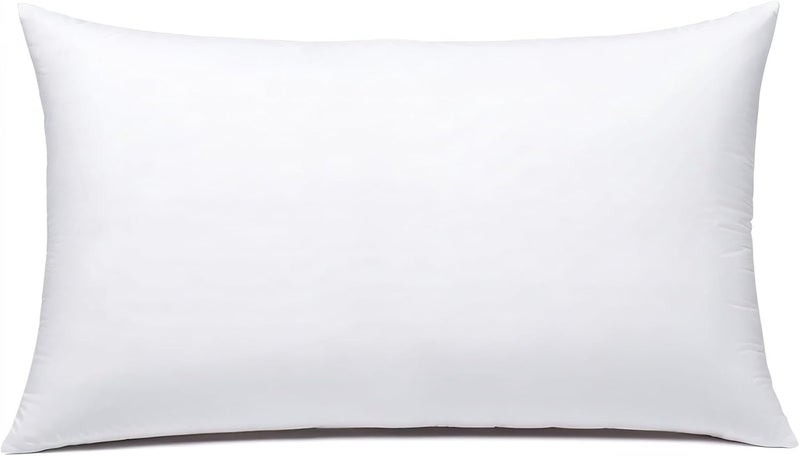 JIEITIVE Throw Pillow Inserts Hypoallergenic Premium Pillow Stuffer Square Form for Decorative Pillow Covers Cushion Set of 1-12 x 20 Inches - Image 1